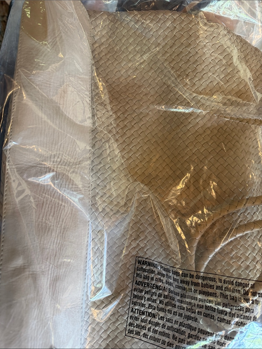 Quince Braided Tote in Taupe - Picture 11 of 11